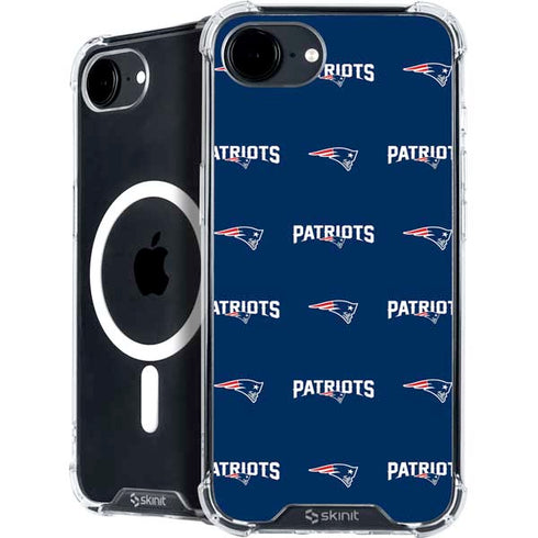 NFL New England Patriots Blitz Series iPhone 16e MagSafe Case
