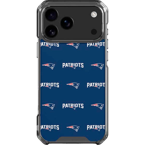 NFL New England Patriots Blitz Series iPhone 18 Pro Max Clear Case