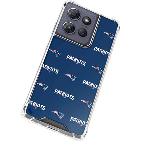 NFL New England Patriots Blitz Series Moto G Power 5G (2025) Clear Case