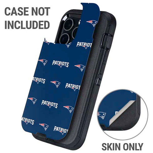 NFL New England Patriots Blitz Series Otterbox Defender iPhone Skin