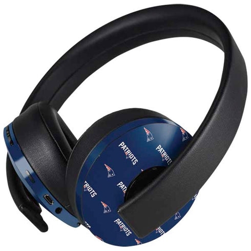 NFL New England Patriots Blitz Series PlayStation 4 Gold Wireless Headset Skin