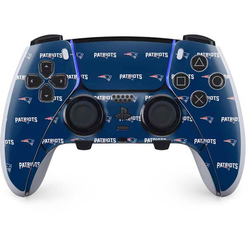 NFL New England Patriots Blitz Series PS5 DualSense Edge Pro Controller Skin