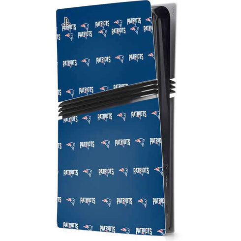 NFL New England Patriots Blitz Series PS5 Pro Console Skin