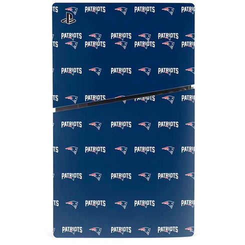 NFL New England Patriots Blitz Series PS5 Slim Digital Edition Console Skin