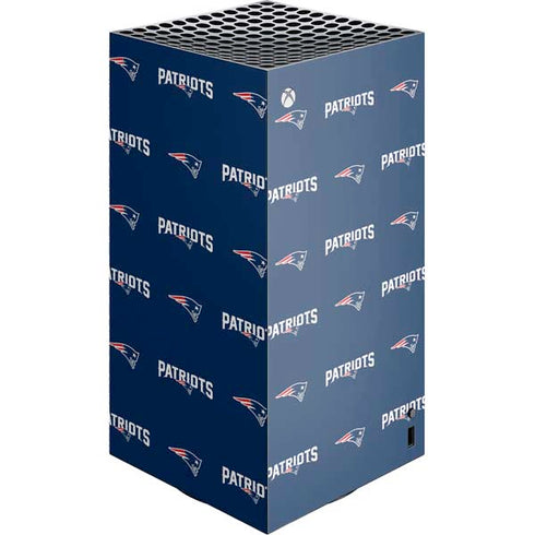 NFL New England Patriots Blitz Series XBox Series X Digital Edition Console Skin