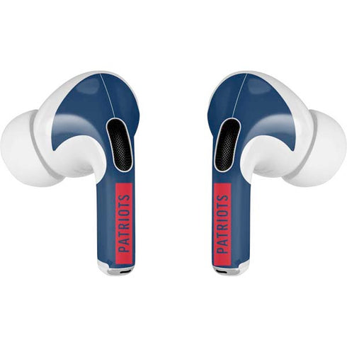NFL New England Patriots Blue Performance Series AirPods Skins