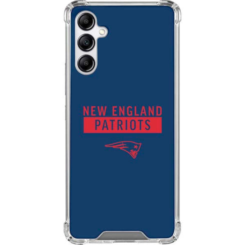 NFL New England Patriots Blue Performance Series Gabb Phone 4 Clear Case