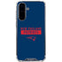 NFL New England Patriots Blue Performance Series Galaxy A36 5G Clear Case
