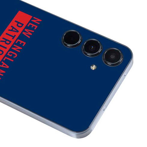 NFL New England Patriots Blue Performance Series Galaxy A36 5G Skin