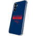 NFL New England Patriots Blue Performance Series Galaxy A55 5G Clear Case