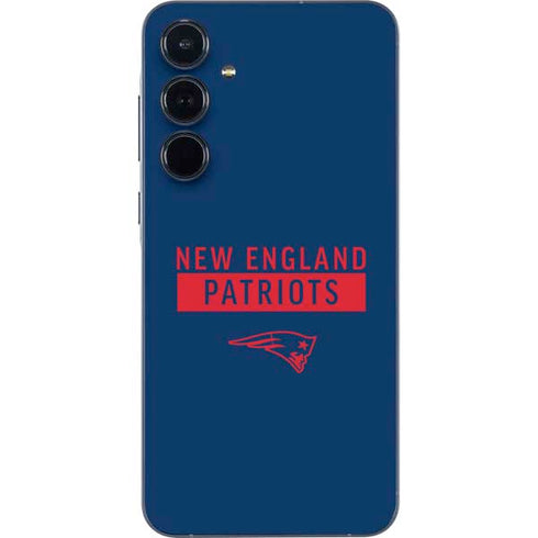 NFL New England Patriots Blue Performance Series Galaxy A55 5G Skin