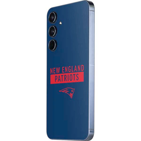 NFL New England Patriots Blue Performance Series Galaxy A55 5G Skin
