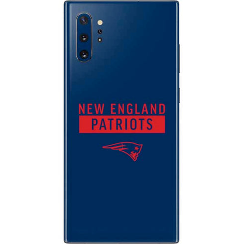NFL New England Patriots Blue Performance Series Galaxy Note 10 Plus Skin