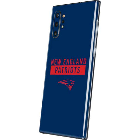 NFL New England Patriots Blue Performance Series Galaxy Note 10 Plus Skin