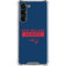 NFL New England Patriots Blue Performance Series Galaxy S24 FE Clear Case