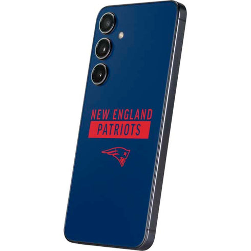 NFL New England Patriots Blue Performance Series Galaxy S24 Plus Skin