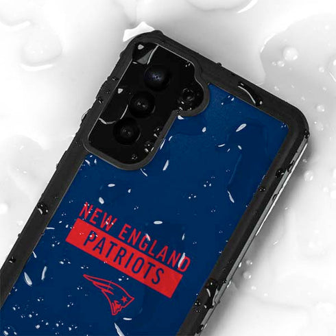 NFL New England Patriots Blue Performance Series Galaxy S24 Plus Waterproof Case