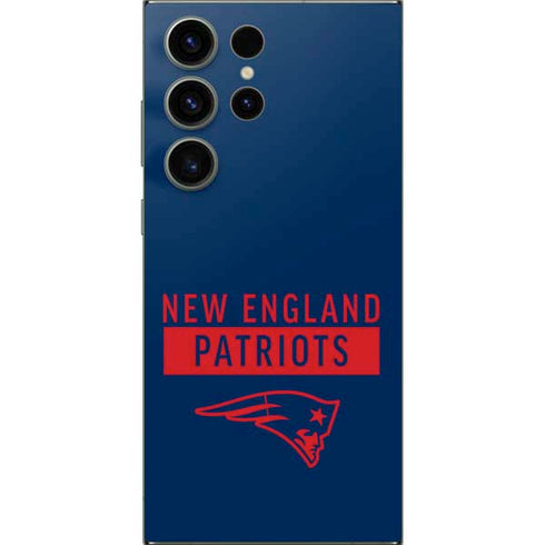 NFL New England Patriots Blue Performance Series Galaxy S25 Ultra Skin