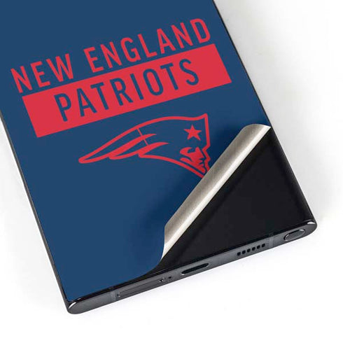 NFL New England Patriots Blue Performance Series Galaxy S24 Ultra Skin