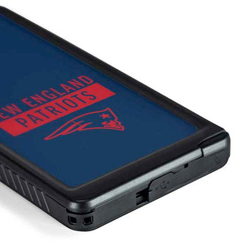 NFL New England Patriots Blue Performance Series Galaxy S24 Ultra Waterproof Case