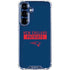 NFL New England Patriots Blue Performance Series Galaxy S25 Clear Case