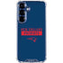 NFL New England Patriots Blue Performance Series Galaxy S25 Plus Clear Case