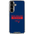 NFL New England Patriots Blue Performance Series Galaxy S26 Plus Clear Case