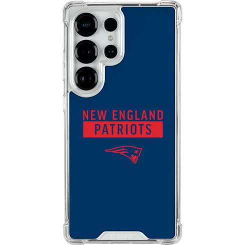 NFL New England Patriots Blue Performance Series Galaxy S26 Ultra Clear Case