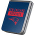 NFL New England Patriots Blue Performance Series Galaxy Z Flip6 Skin