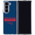 NFL New England Patriots Blue Performance Series Galaxy Z Fold5 5G Clear Case