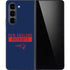 NFL New England Patriots Blue Performance Series Galaxy Z Fold5 5G Skin