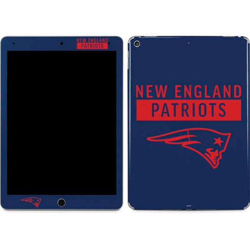 NFL New England Patriots Blue Performance Series iPad Skins