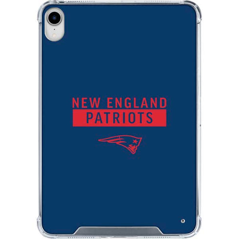NFL New England Patriots Blue Performance Series iPad 11th Gen (2025) Clear Case