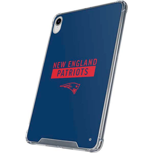 NFL New England Patriots Blue Performance Series iPad 11th Gen (2025) Clear Case
