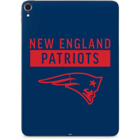 NFL New England Patriots Blue Performance Series Apple iPad Pro Skin
