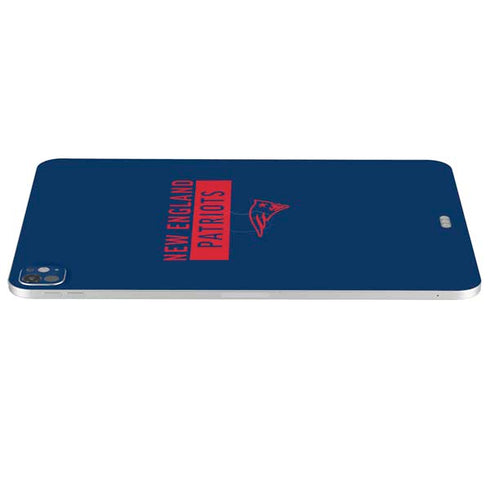 NFL New England Patriots Blue Performance Series iPad Pro 13in M4 (2024) Skin
