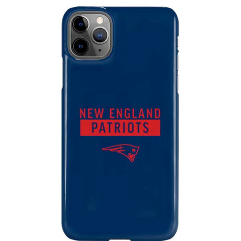 NFL New England Patriots Blue Performance Series iPhone Cases