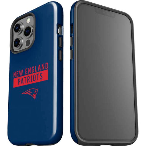 NFL New England Patriots Blue Performance Series iPhone 15 Pro Impact Case