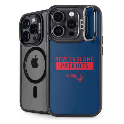 NFL New England Patriots Blue Performance Series iPhone 15 Pro Max Kickstand Case