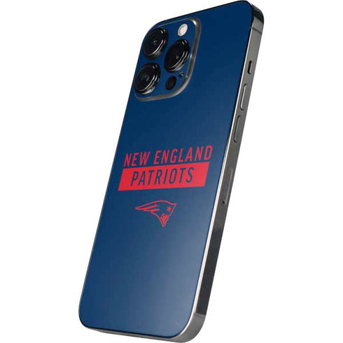 NFL New England Patriots Blue Performance Series iPhone 15 Pro Max Skin