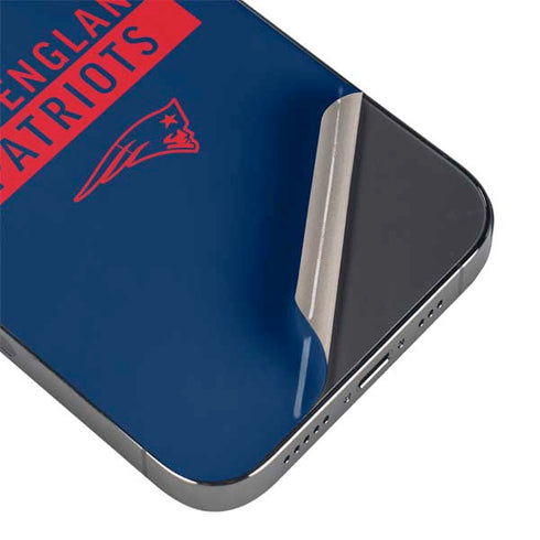 NFL New England Patriots Blue Performance Series iPhone 15 Pro Max Skin
