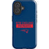 NFL New England Patriots Blue Performance Series iPhone 16 Plus Impact Case