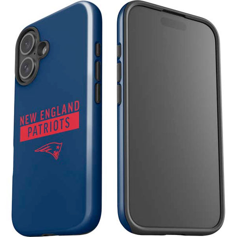 NFL New England Patriots Blue Performance Series iPhone 16 Plus Impact Case