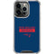 NFL New England Patriots Blue Performance Series iPhone 16 Pro Clear Case