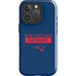 NFL New England Patriots Blue Performance Series iPhone 16 Pro Impact Case