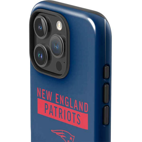 NFL New England Patriots Blue Performance Series iPhone 16 Pro Impact Case