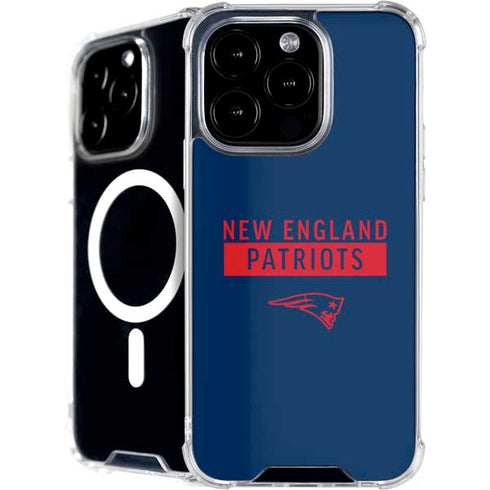 NFL New England Patriots Blue Performance Series iPhone 16 Pro MagSafe Case