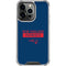 NFL New England Patriots Blue Performance Series iPhone 16 Pro Max Clear Case