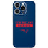 NFL New England Patriots Blue Performance Series iPhone 16 Pro Skin
