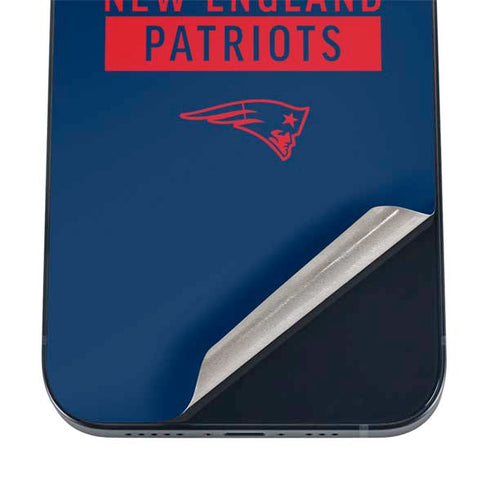 NFL New England Patriots Blue Performance Series iPhone 16 Skin